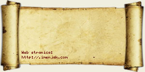 Zamfir Trnjaković vizit kartica